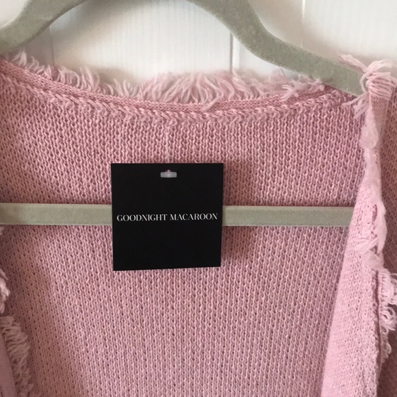Goodnight Macaroon Pink Cardigan OSFA - Picture 2 of 4